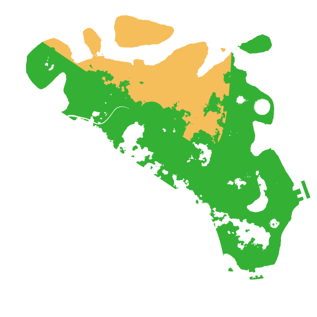 Biome Rust Map: Procedural Map, Size: 3500, Seed: 9757724