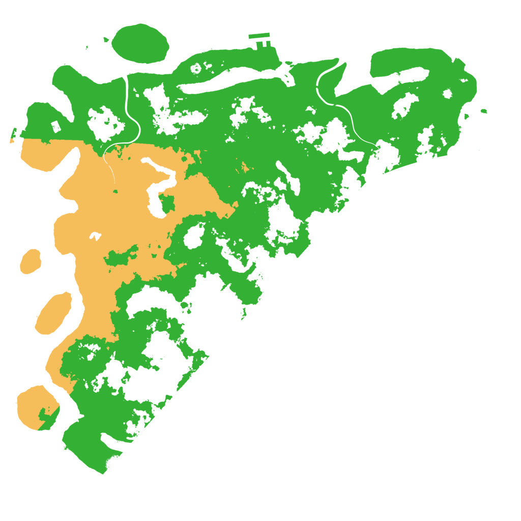 Biome Rust Map: Procedural Map, Size: 5000, Seed: 822849031