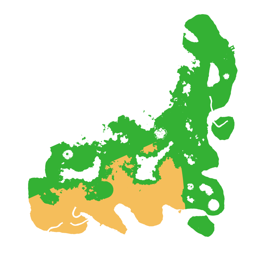 Biome Rust Map: Procedural Map, Size: 4000, Seed: 69778