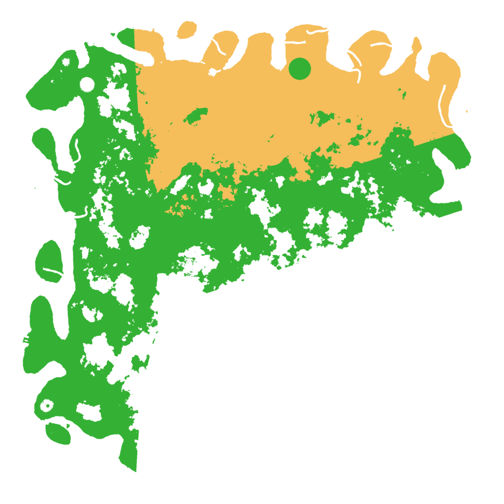 Biome Rust Map: Procedural Map, Size: 6000, Seed: 80395946