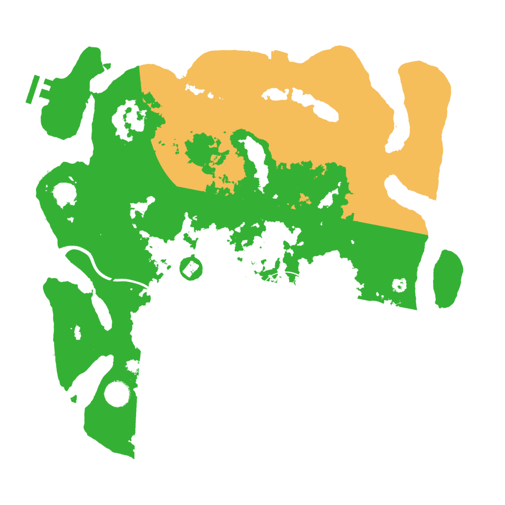 Biome Rust Map: Procedural Map, Size: 3500, Seed: 45698900