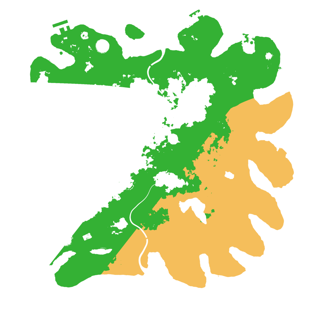Biome Rust Map: Procedural Map, Size: 4000, Seed: 2882