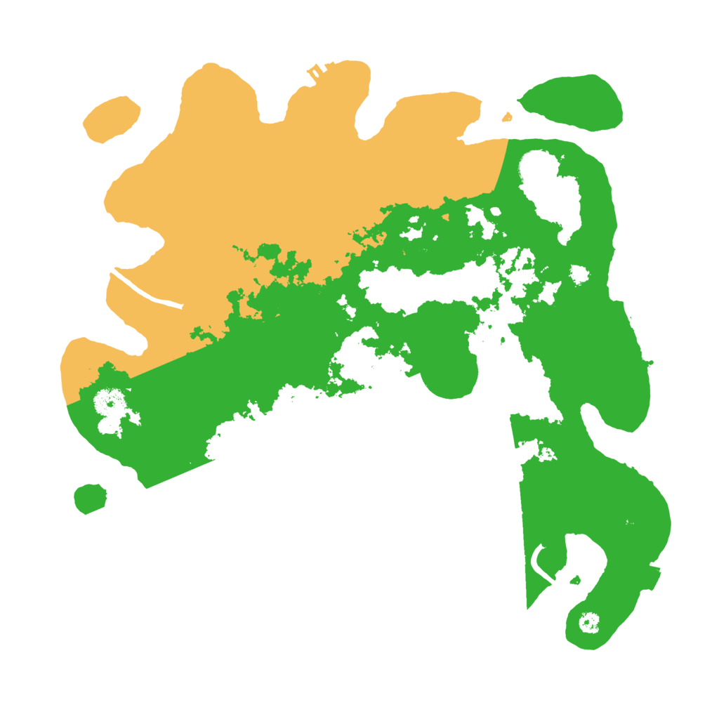 Biome Rust Map: Procedural Map, Size: 3500, Seed: 75266934