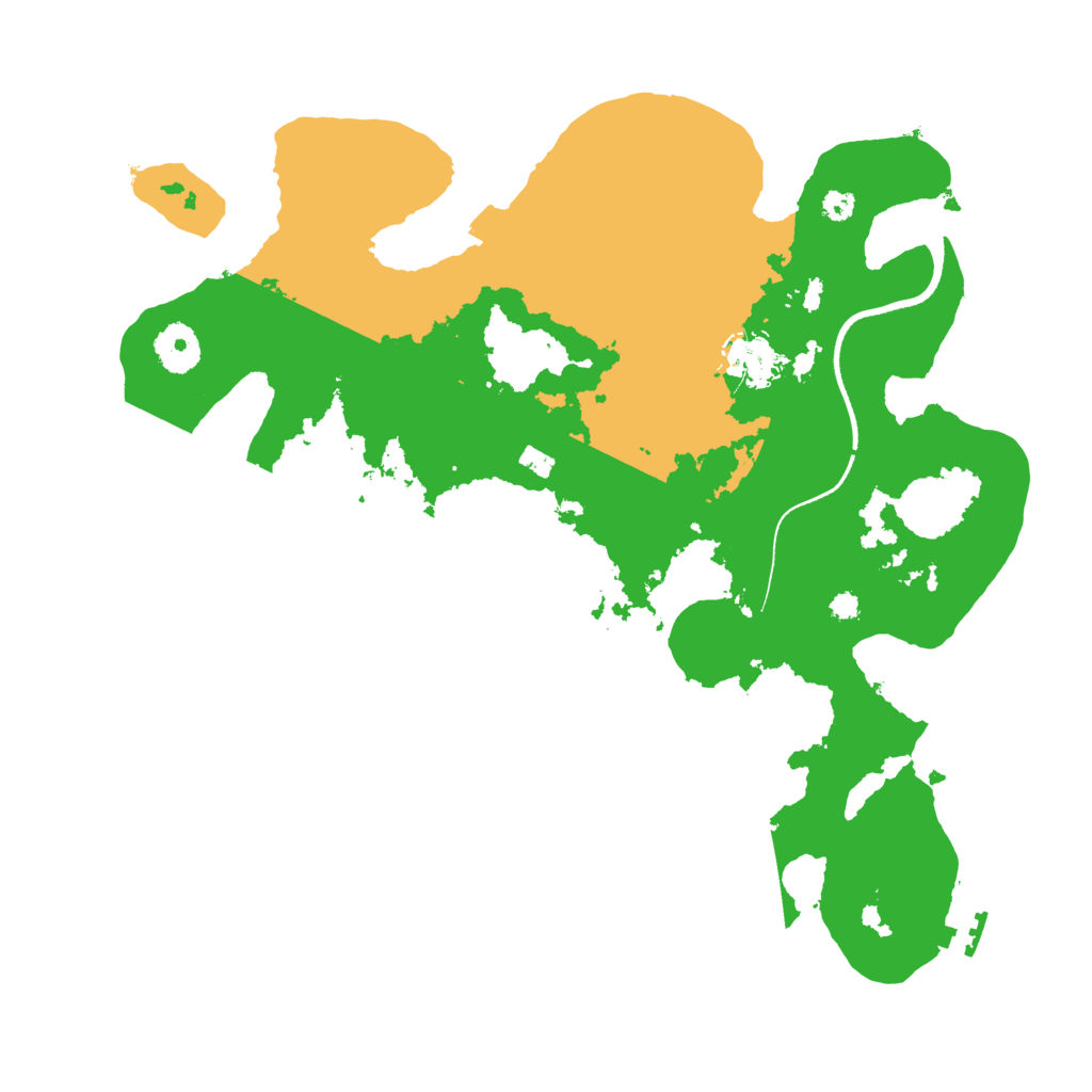 Biome Rust Map: Procedural Map, Size: 3500, Seed: 17533019