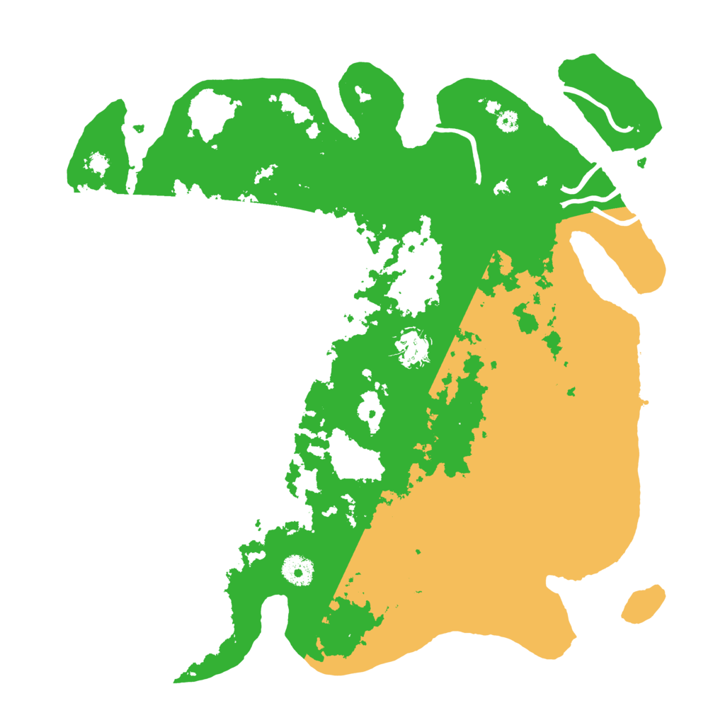 Biome Rust Map: Procedural Map, Size: 3500, Seed: 24183370