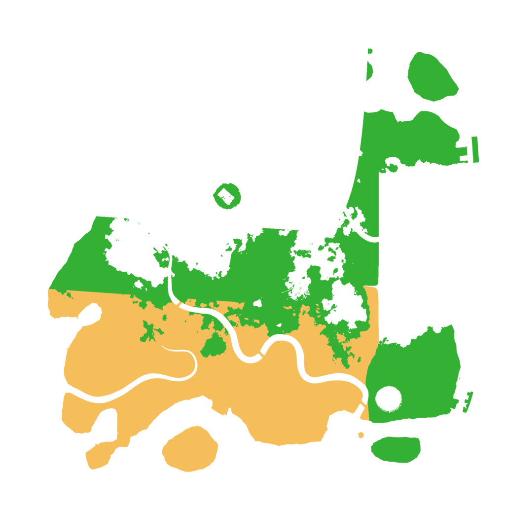 Biome Rust Map: Procedural Map, Size: 3500, Seed: 36961120