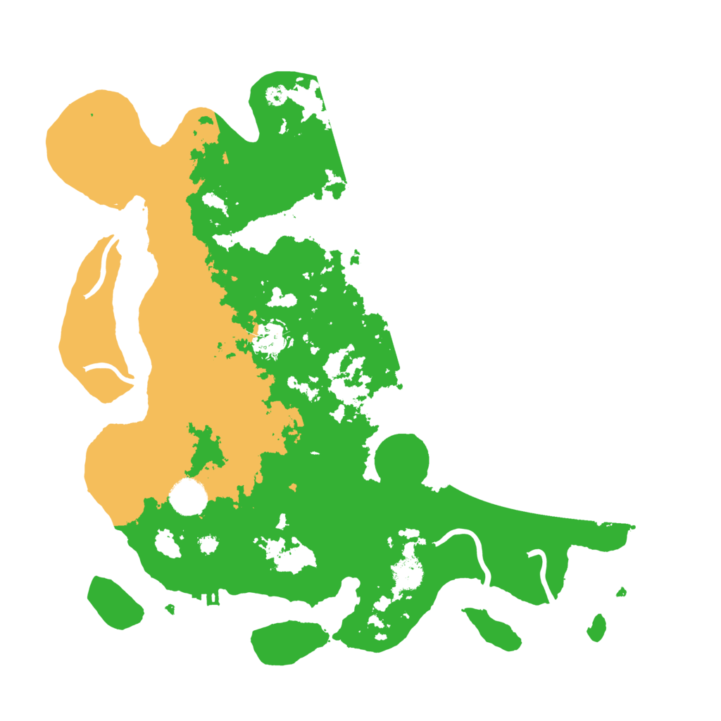 Biome Rust Map: Procedural Map, Size: 3500, Seed: 75440903