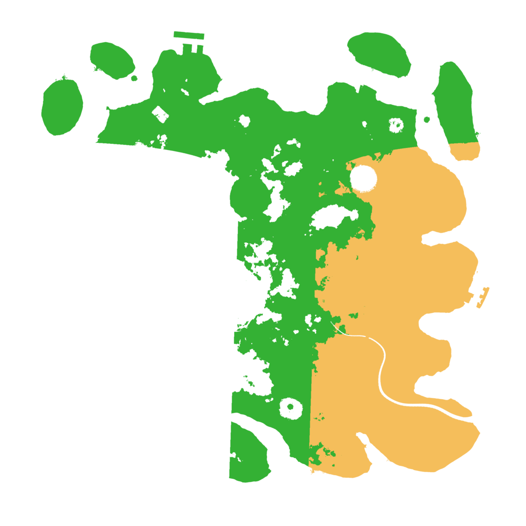 Biome Rust Map: Procedural Map, Size: 3500, Seed: 20625863