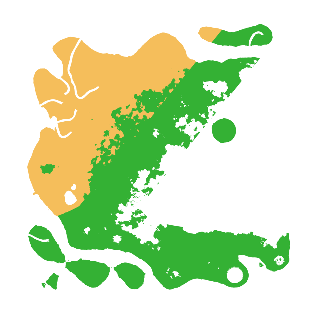 Biome Rust Map: Procedural Map, Size: 3500, Seed: 49759969