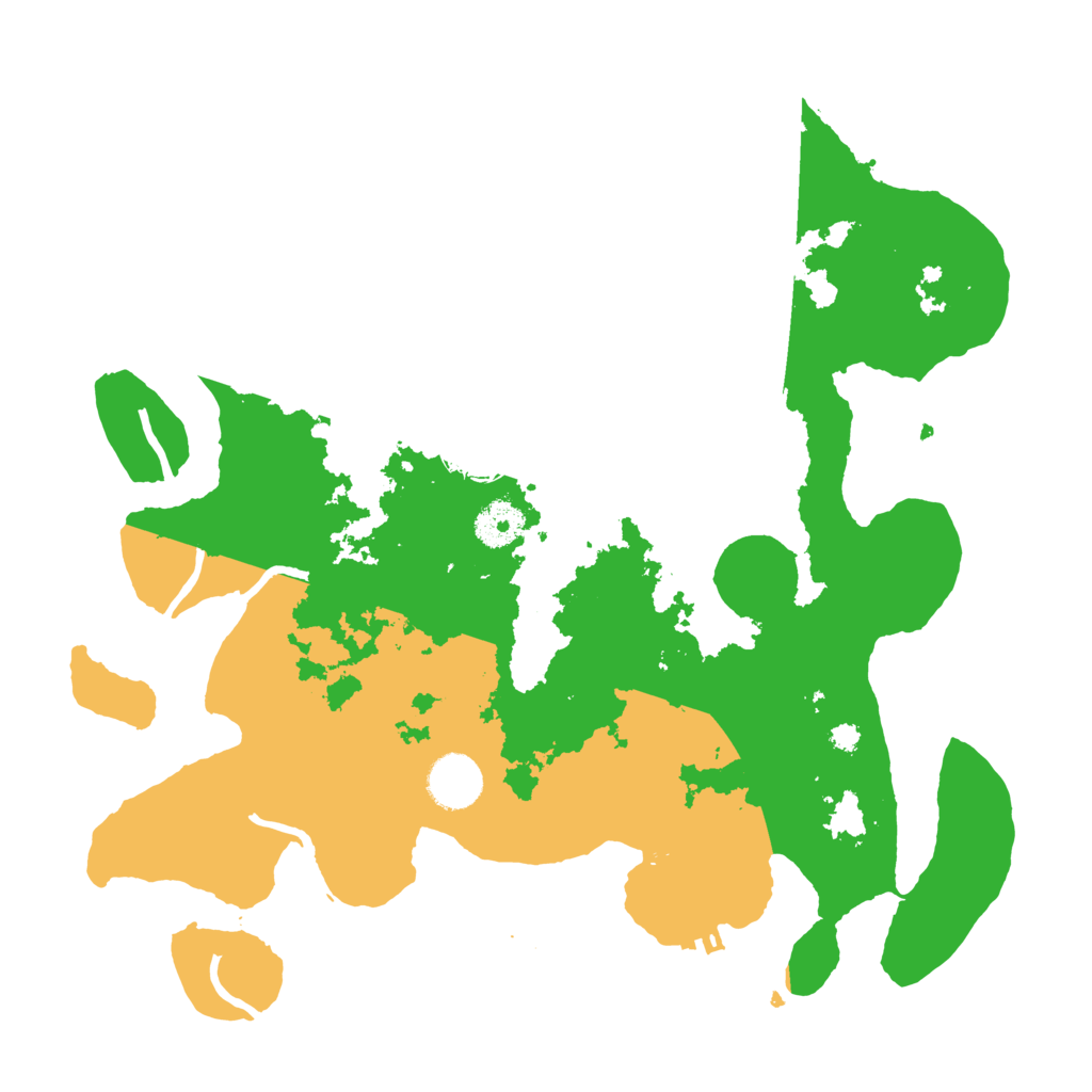 Biome Rust Map: Procedural Map, Size: 3500, Seed: 23254589