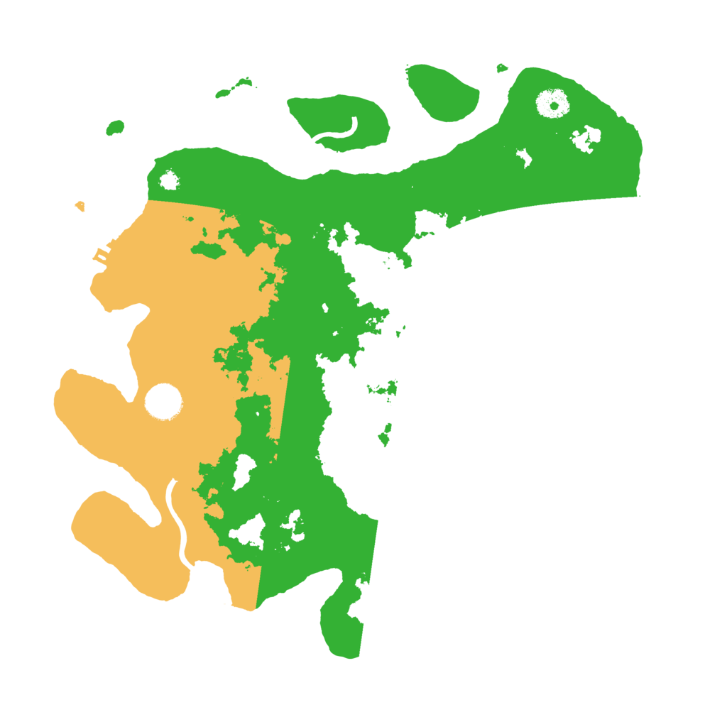 Biome Rust Map: Procedural Map, Size: 3500, Seed: 85819648