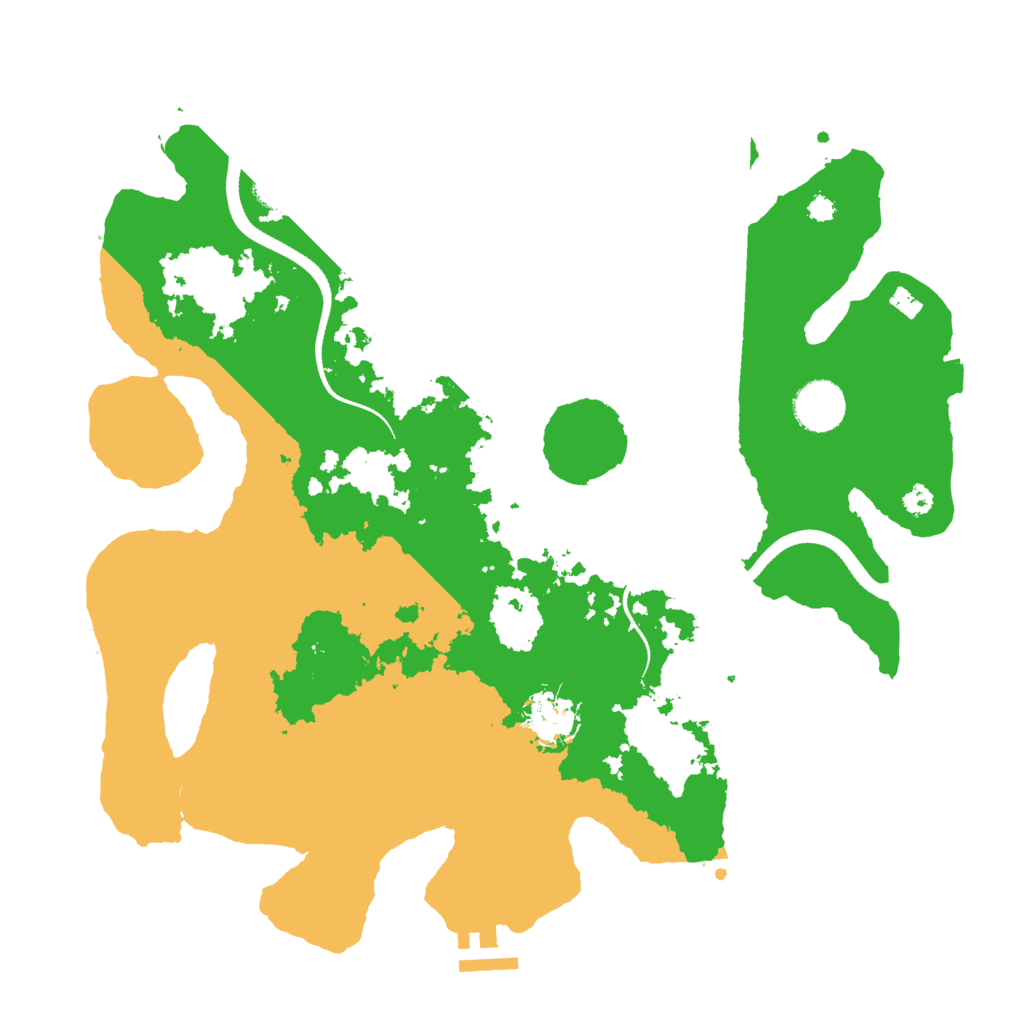 Biome Rust Map: Procedural Map, Size: 3500, Seed: 1676001967