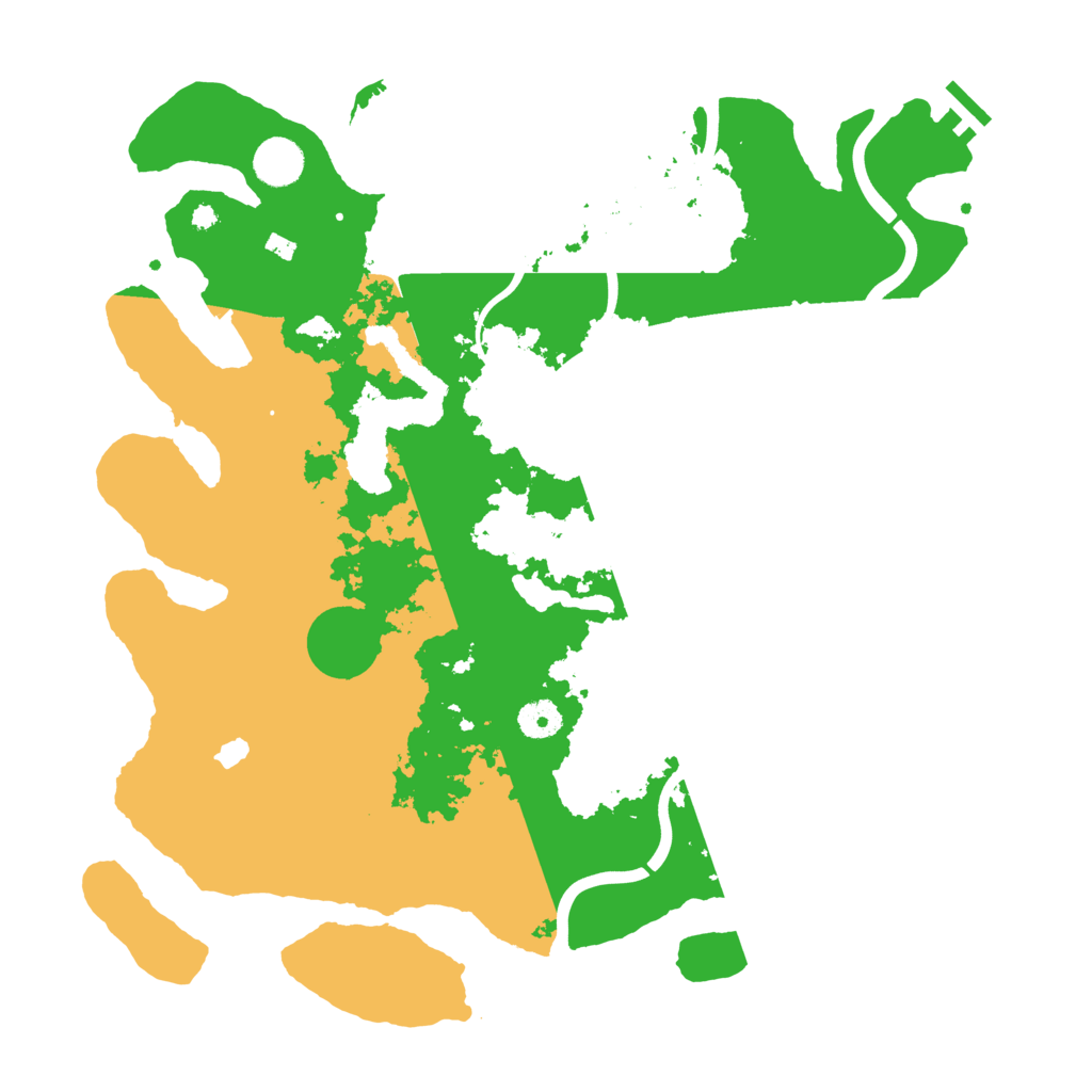 Biome Rust Map: Procedural Map, Size: 4000, Seed: 8424