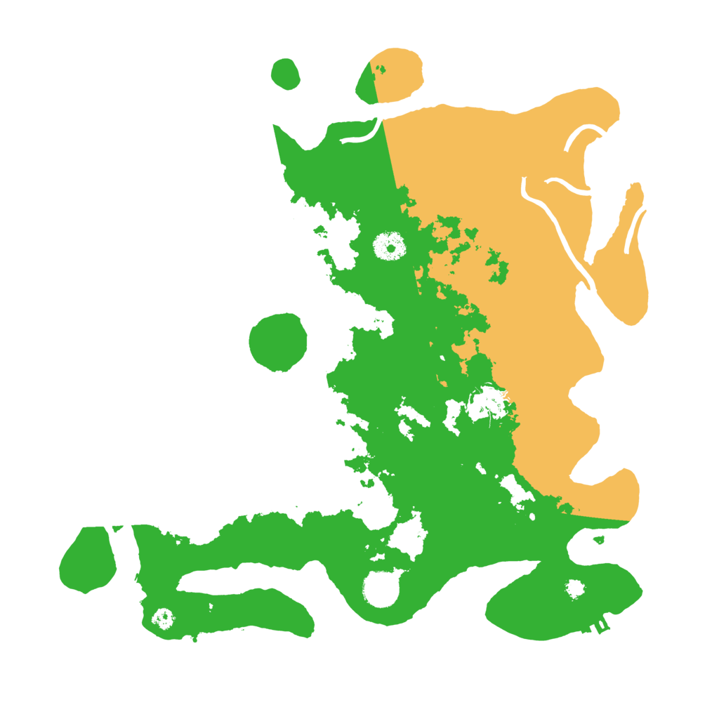 Biome Rust Map: Procedural Map, Size: 3500, Seed: 81693278