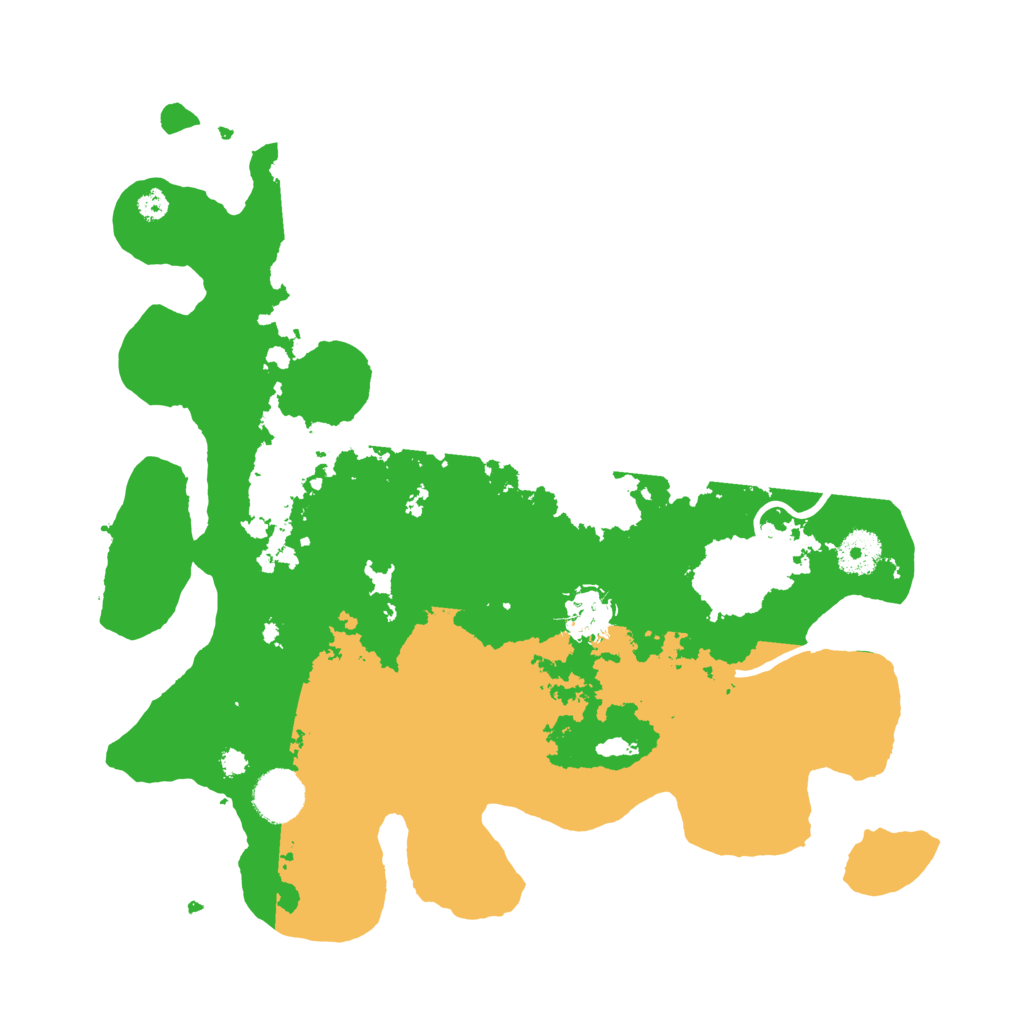 Biome Rust Map: Procedural Map, Size: 3500, Seed: 47838981