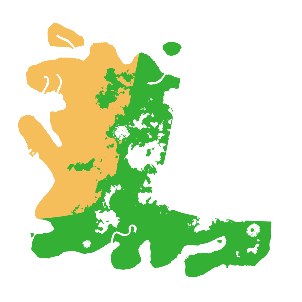 Biome Rust Map: Procedural Map, Size: 3500, Seed: 80061378