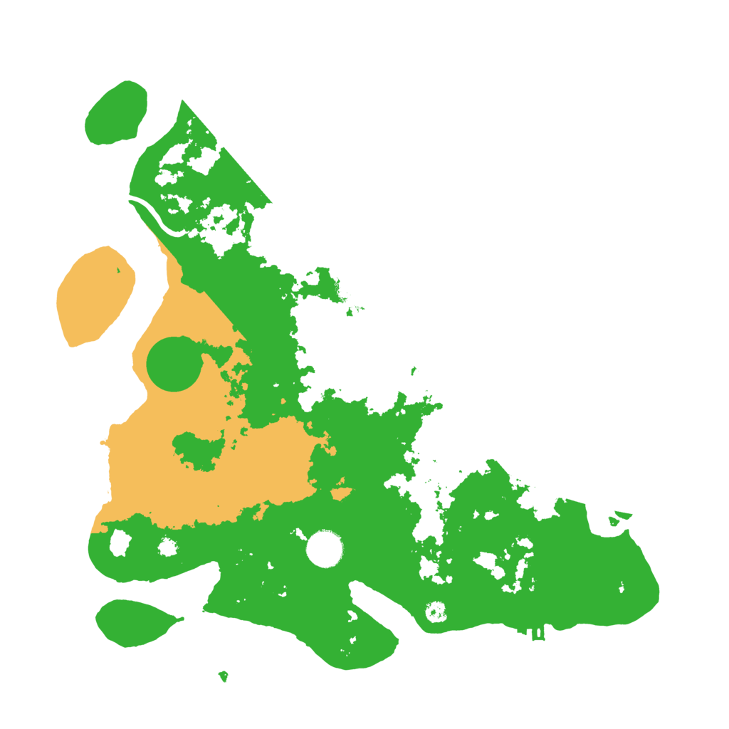 Biome Rust Map: Procedural Map, Size: 3500, Seed: 91055328