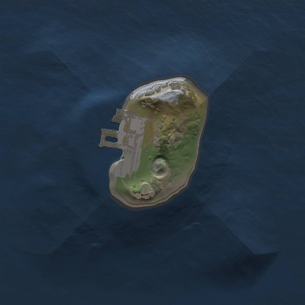 Rust Map: Procedural Map, Size: 1000, Seed: 1865355377, 4 Monuments