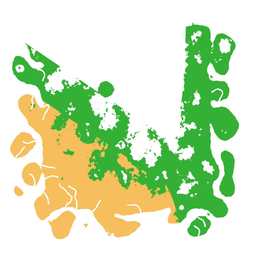 Biome Rust Map: Procedural Map, Size: 4500, Seed: 3535