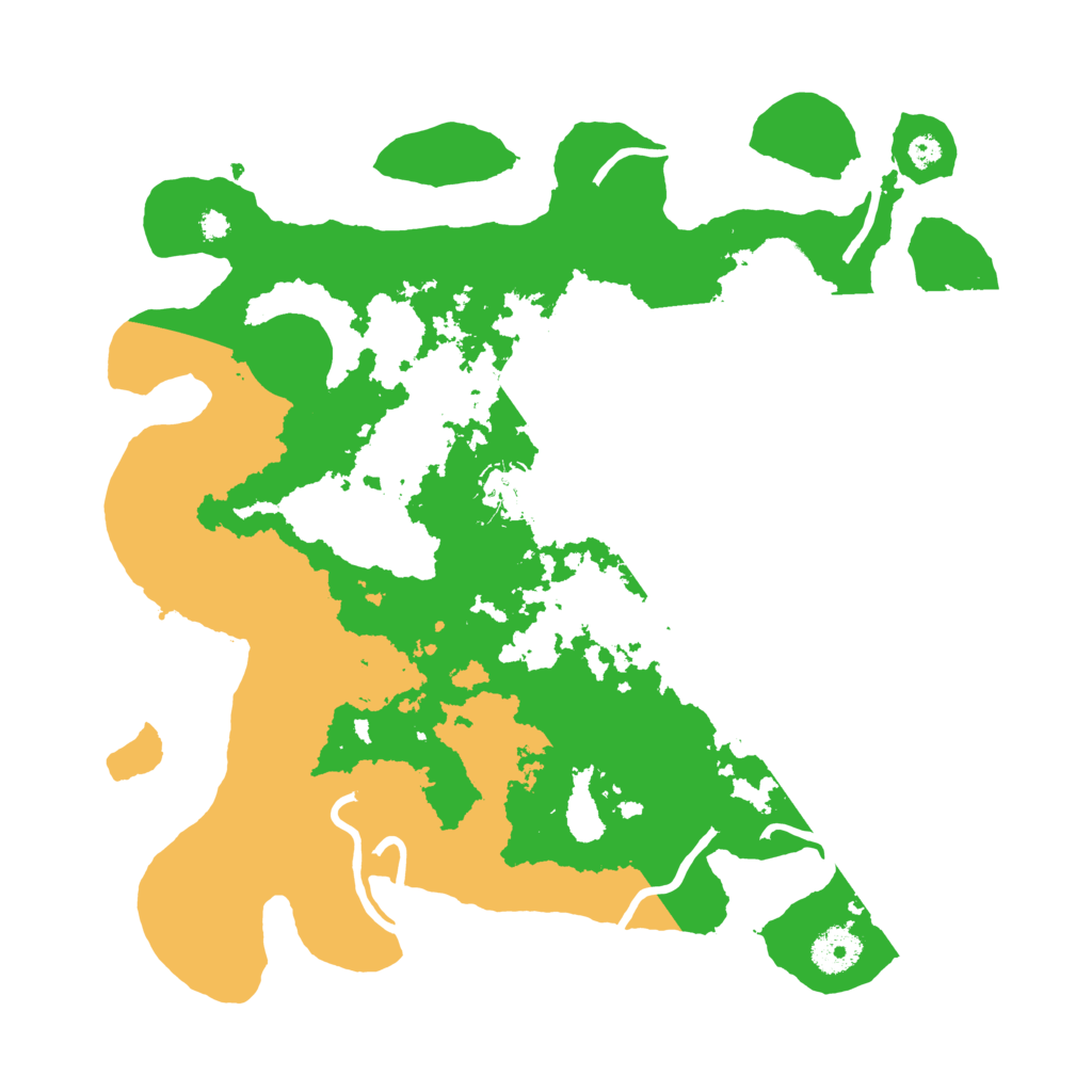 Biome Rust Map: Procedural Map, Size: 3500, Seed: 70482063