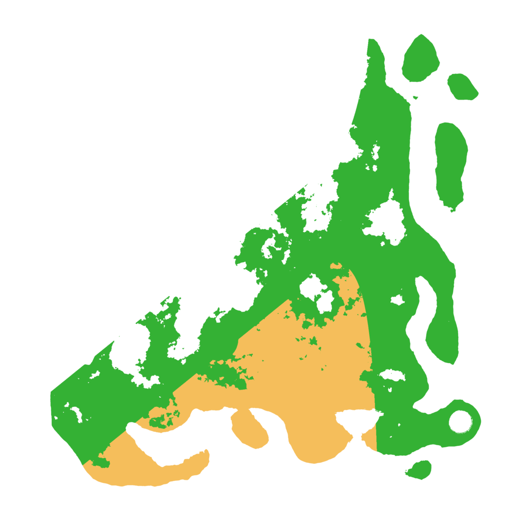 Biome Rust Map: Barren, Size: 4000, Seed: 541521561