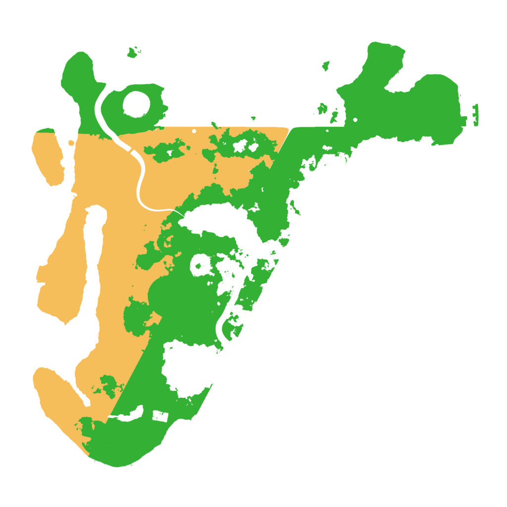 Biome Rust Map: Procedural Map, Size: 3500, Seed: 78337069