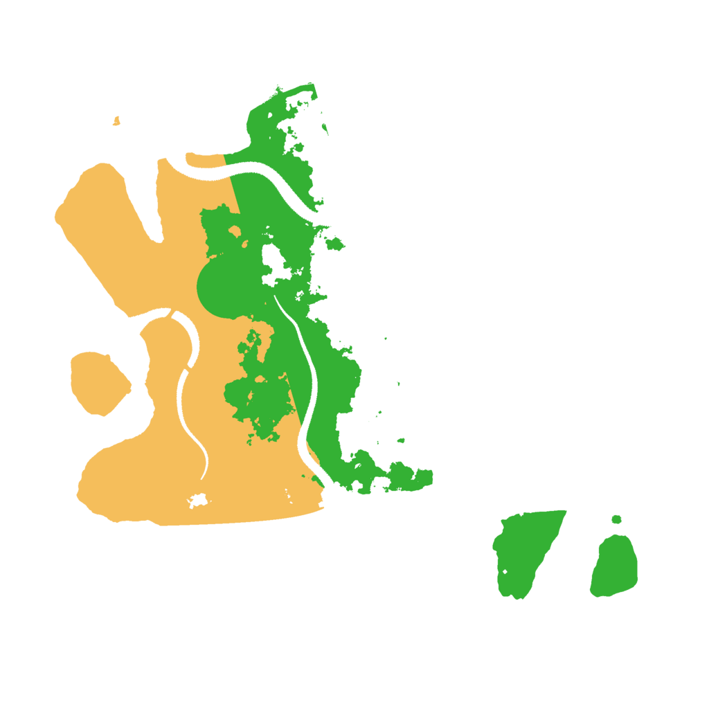 Biome Rust Map: Procedural Map, Size: 3000, Seed: 744398302