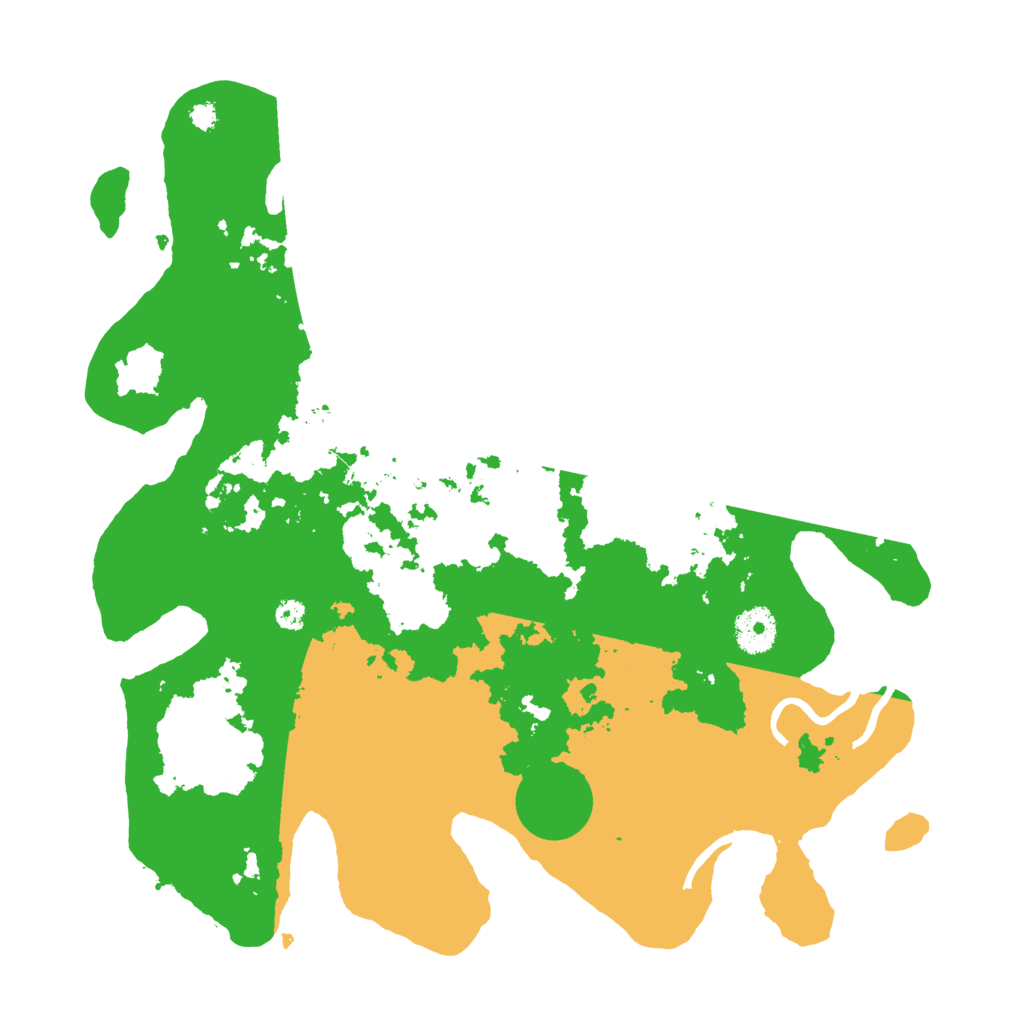 Biome Rust Map: Procedural Map, Size: 3500, Seed: 39637131