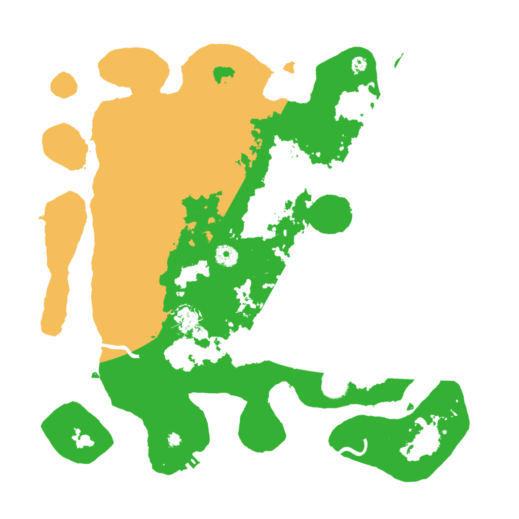 Biome Rust Map: Procedural Map, Size: 3500, Seed: 28385604