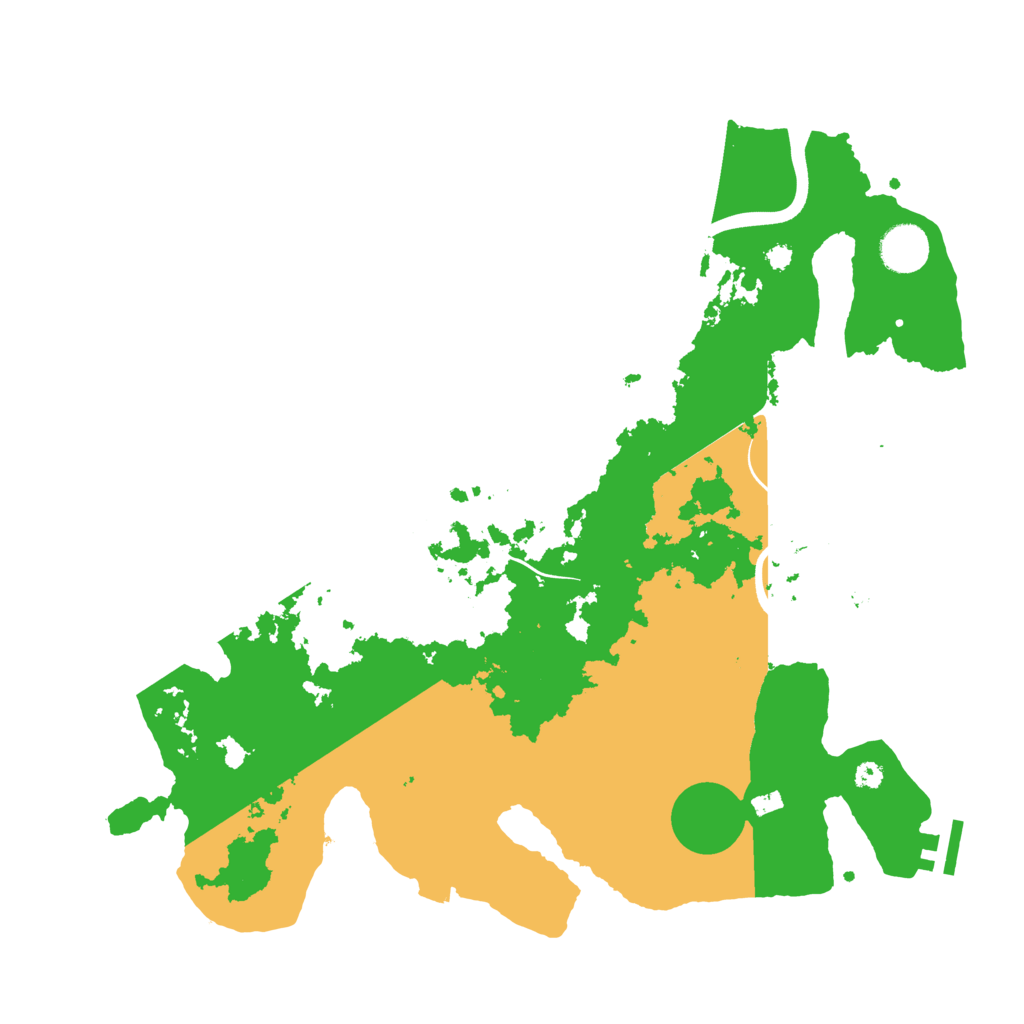 Biome Rust Map: Procedural Map, Size: 3750, Seed: 1285758257