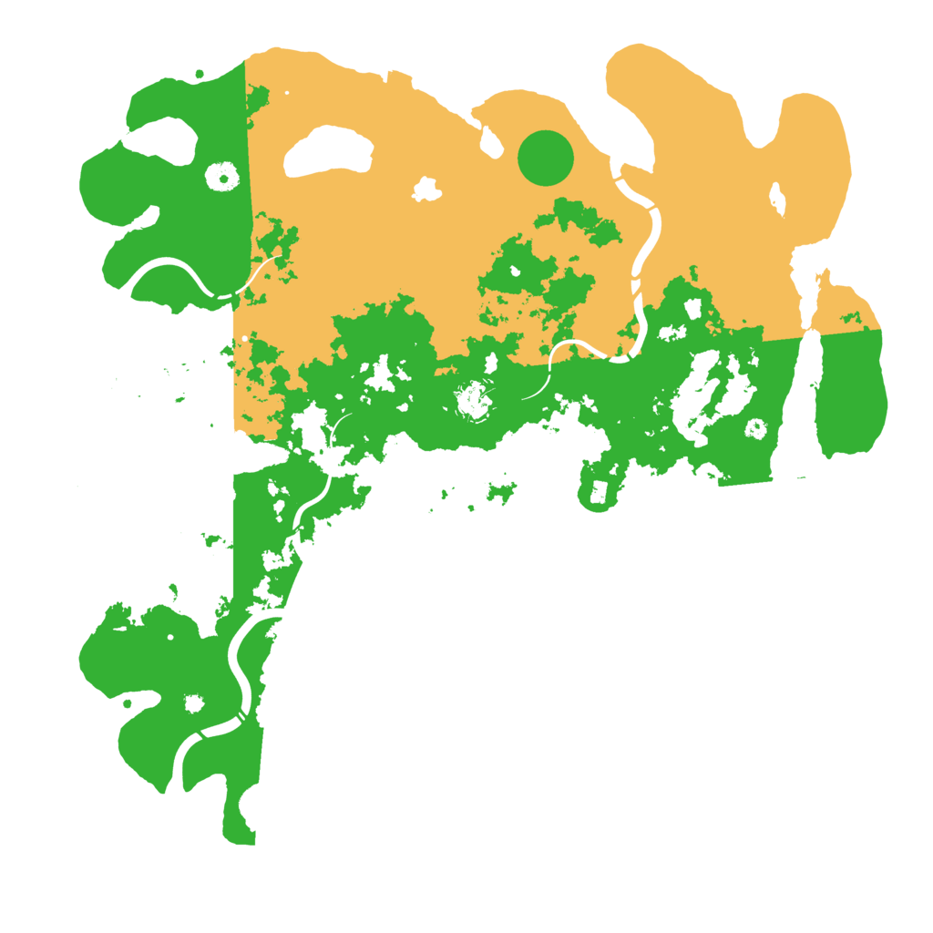 Biome Rust Map: Procedural Map, Size: 4400, Seed: 97399443