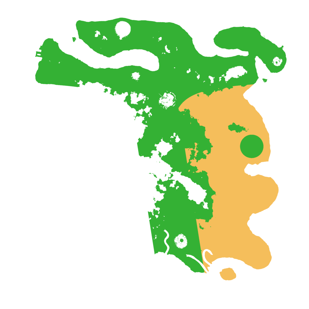 Biome Rust Map: Procedural Map, Size: 3500, Seed: 89968772