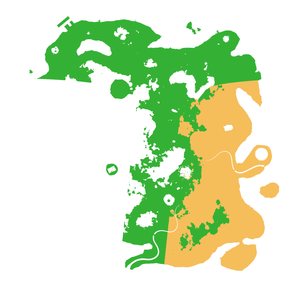 Biome Rust Map: Procedural Map, Size: 4096, Seed: 32507432