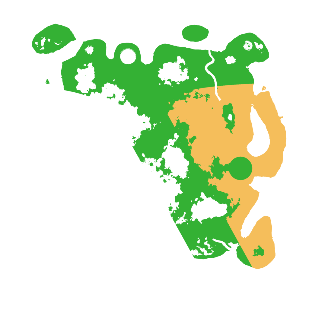 Biome Rust Map: Procedural Map, Size: 3500, Seed: 23453644