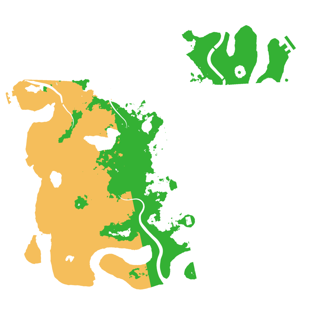 Biome Rust Map: Procedural Map, Size: 4000, Seed: 1344692688