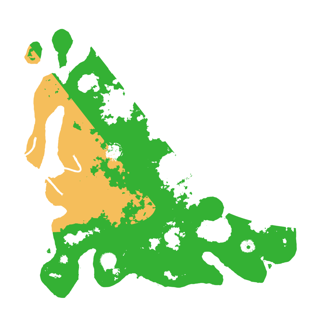 Biome Rust Map: Procedural Map, Size: 3500, Seed: 269667695