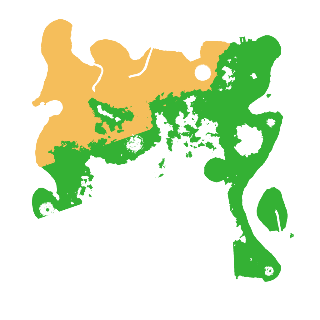 Biome Rust Map: Procedural Map, Size: 3500, Seed: 73159674