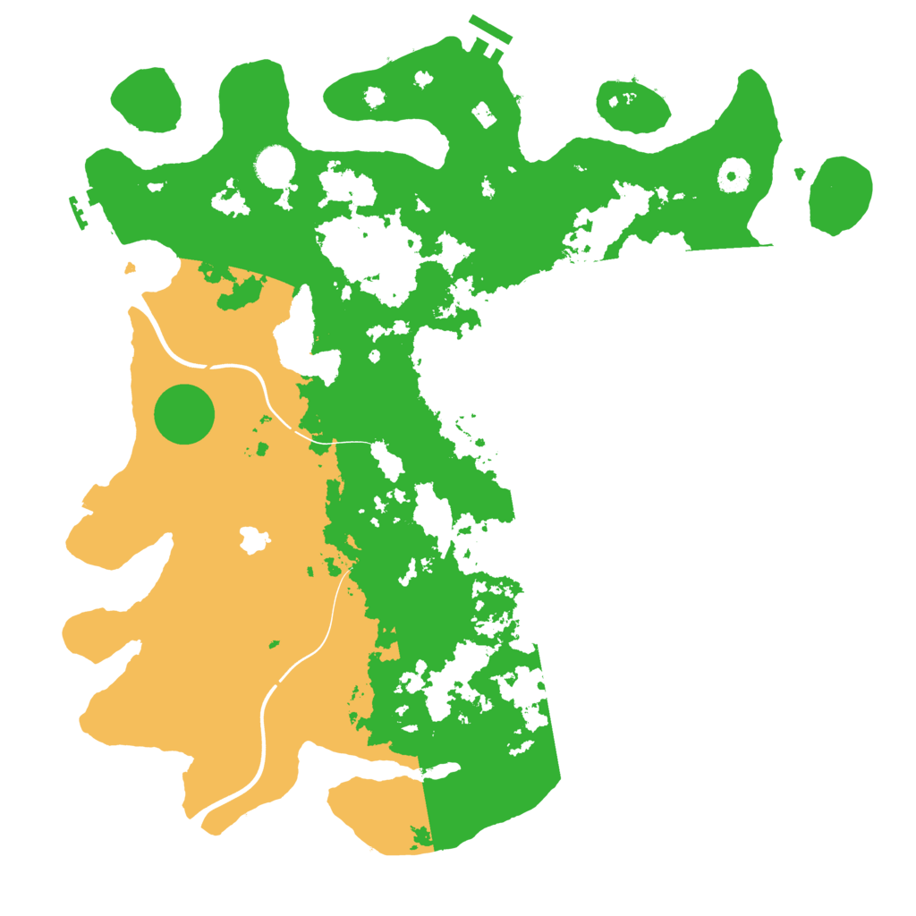 Biome Rust Map: Procedural Map, Size: 4000, Seed: 4575