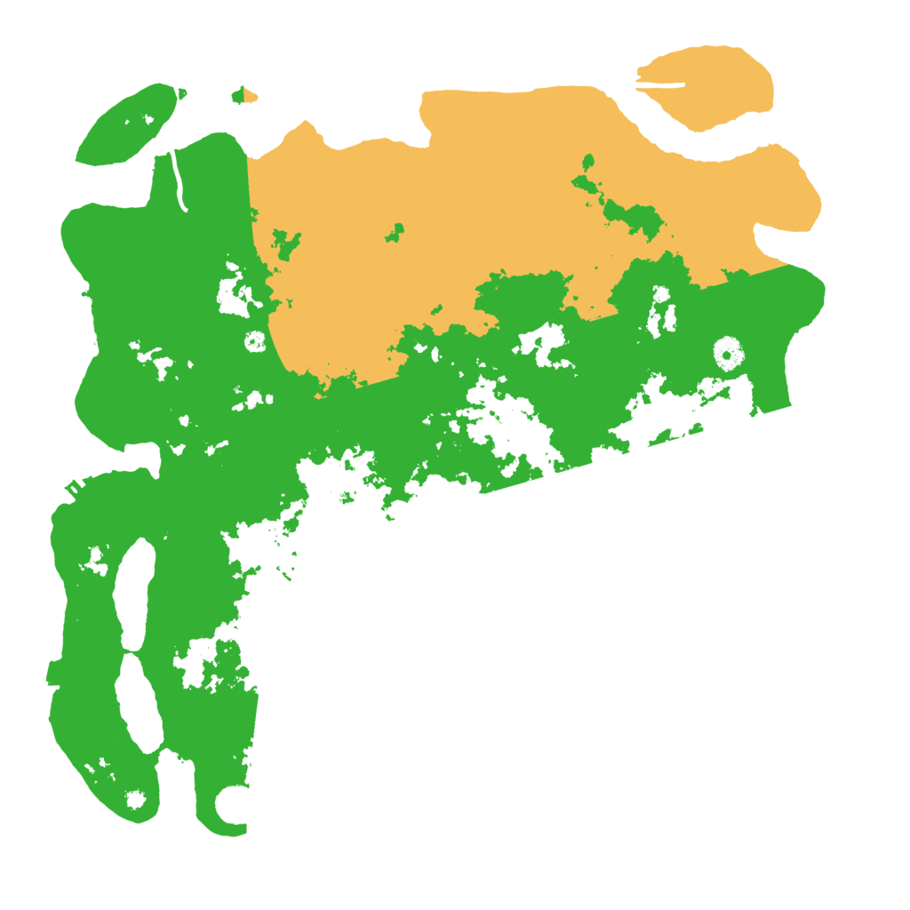 Biome Rust Map: Procedural Map, Size: 4300, Seed: 205542959
