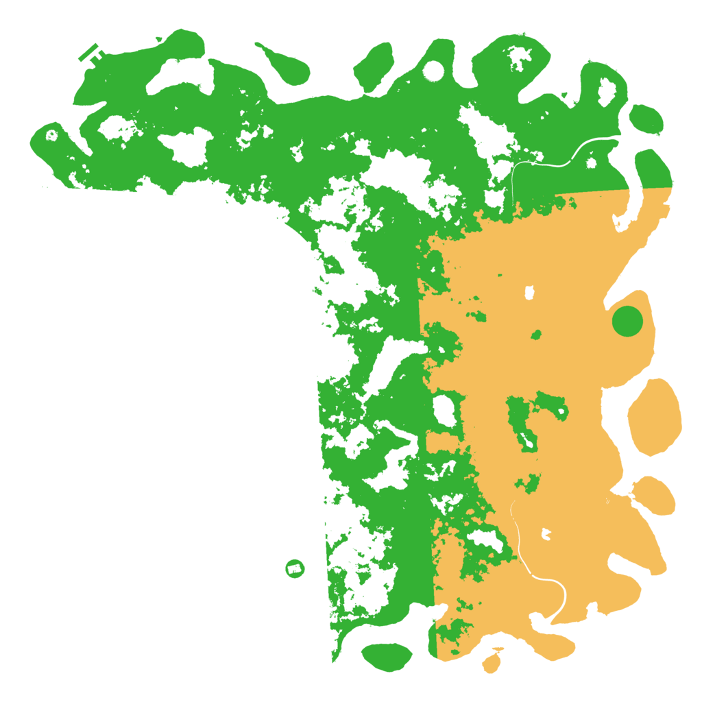 Biome Rust Map: Procedural Map, Size: 6000, Seed: 909522904