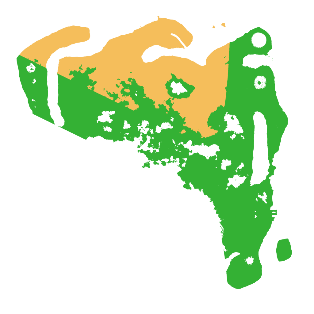 Biome Rust Map: Procedural Map, Size: 3700, Seed: 1860057198