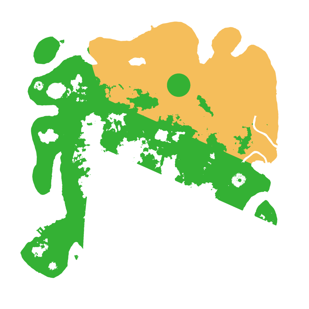 Biome Rust Map: Procedural Map, Size: 3500, Seed: 1293168060