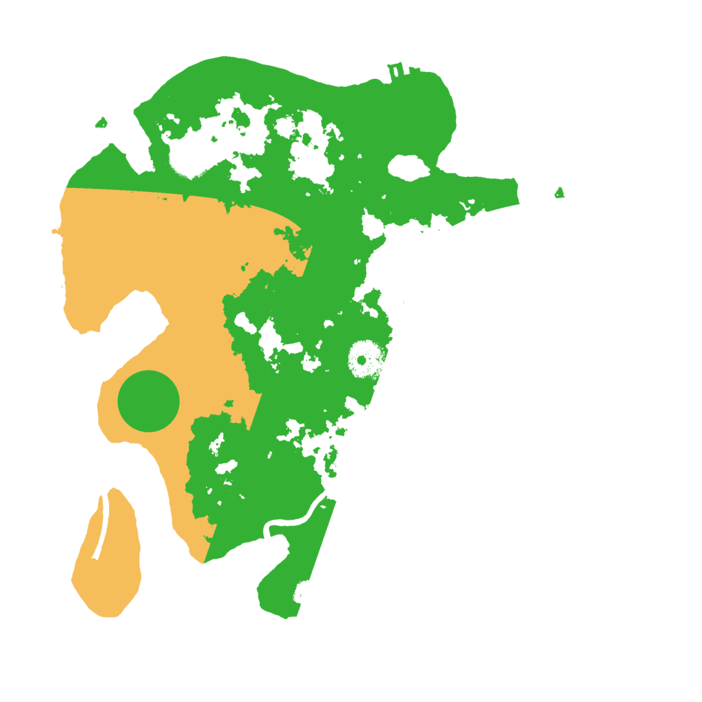 Biome Rust Map: Procedural Map, Size: 3000, Seed: 72224