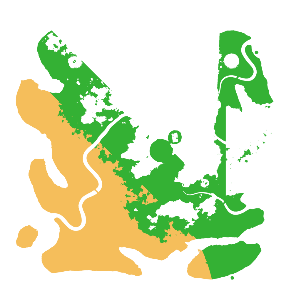 Biome Rust Map: Procedural Map, Size: 3550, Seed: 2023010610