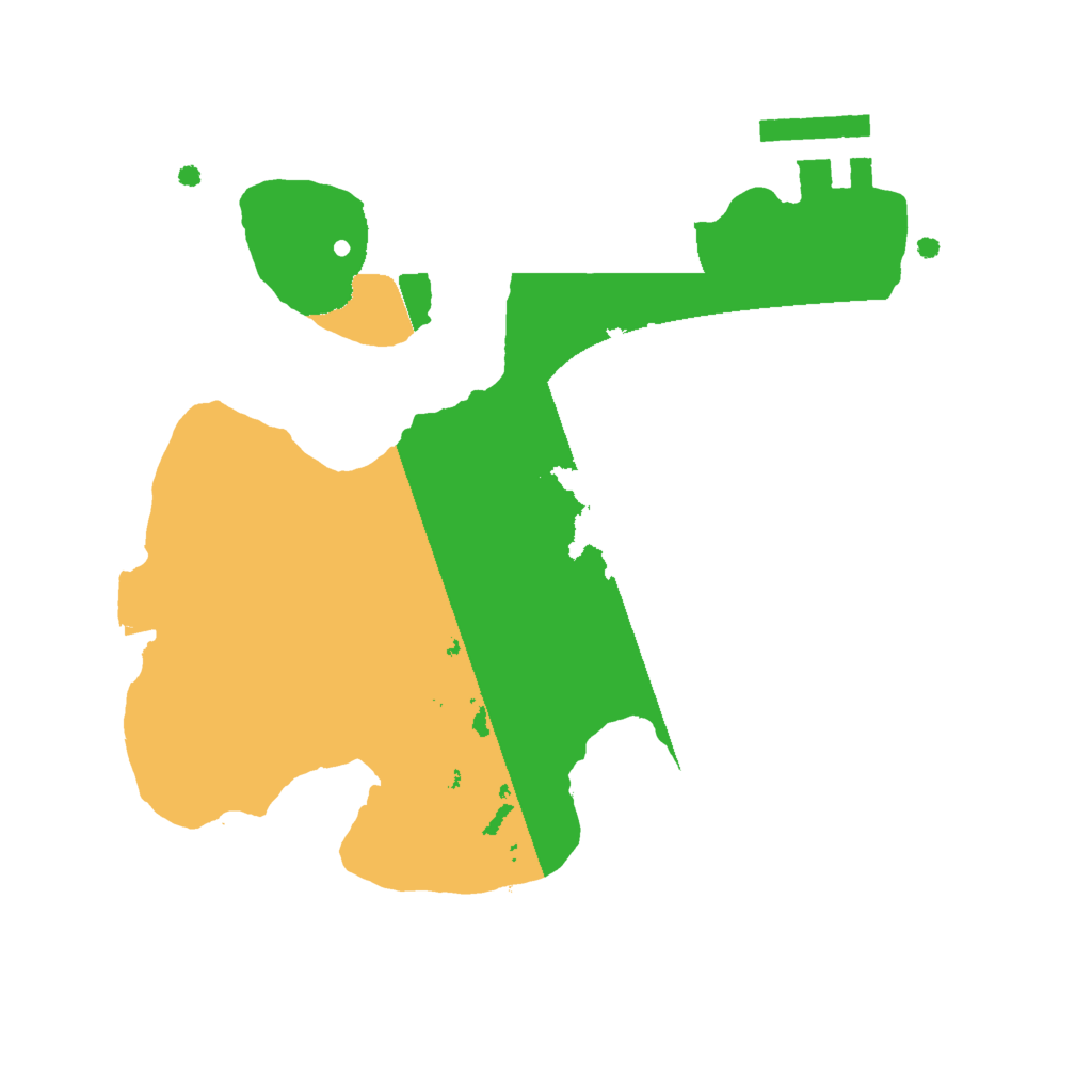 Biome Rust Map: Procedural Map, Size: 2000, Seed: 1509889978