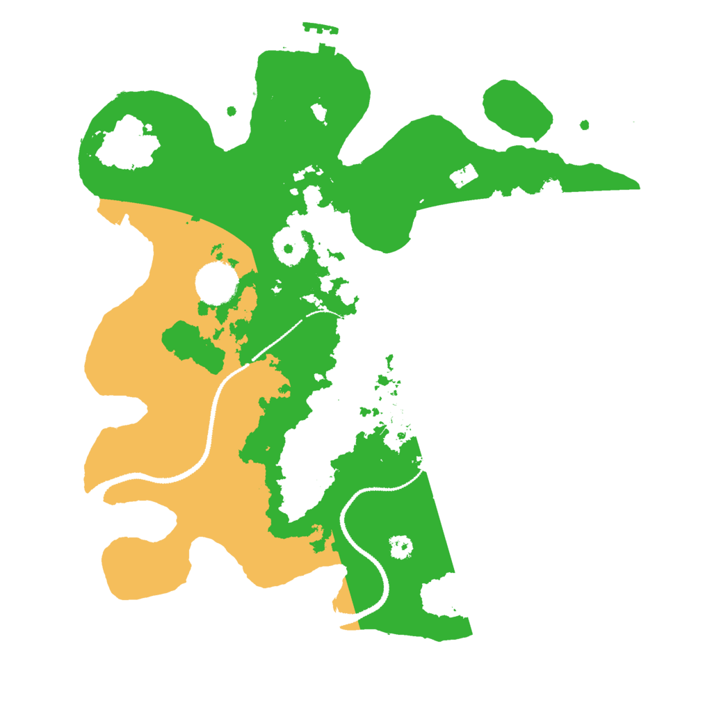 Biome Rust Map: Procedural Map, Size: 3000, Seed: 1183073736