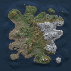 Thumbnail Rust Map: Procedural Map, Size: 3000, Seed: 1183073736, 12 Monuments