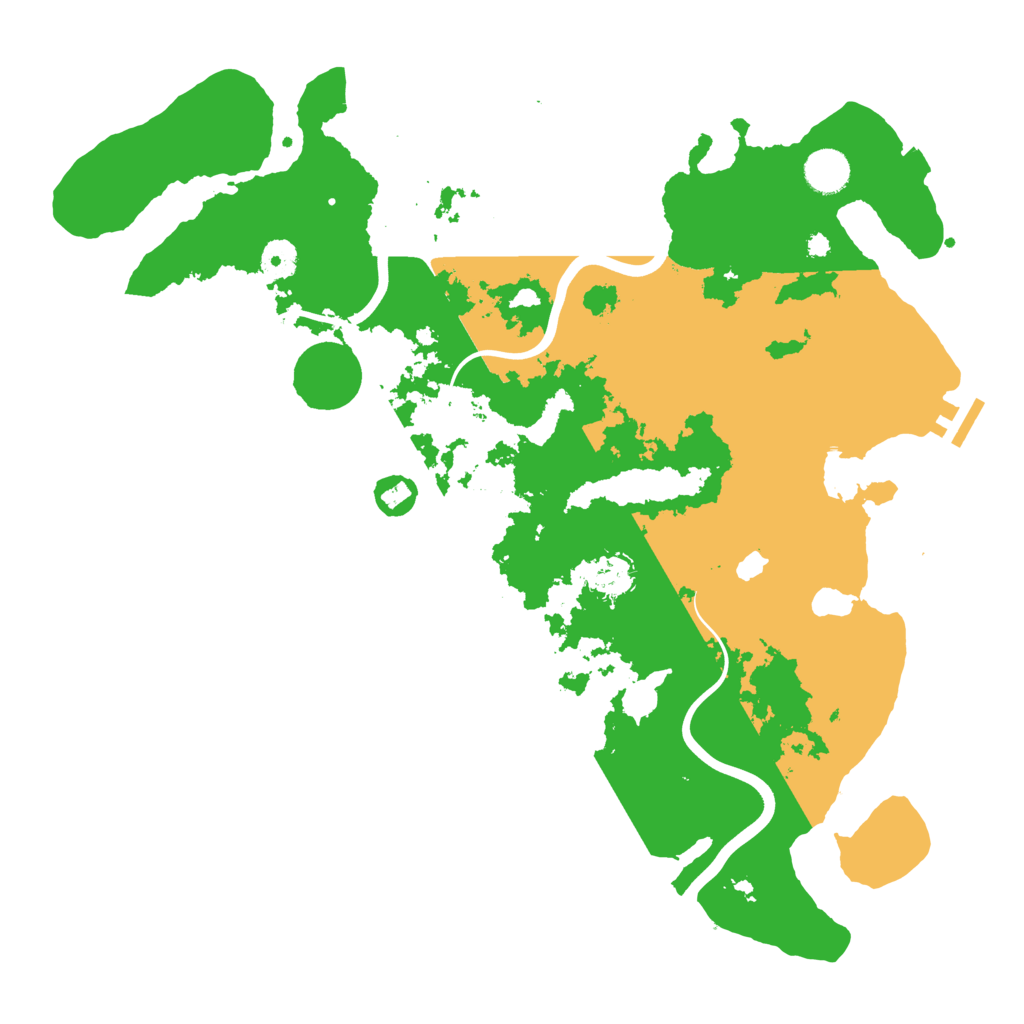 Biome Rust Map: Procedural Map, Size: 4000, Seed: 990232192