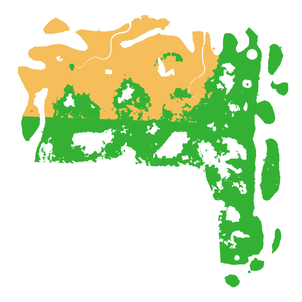Biome Rust Map: Procedural Map, Size: 5000, Seed: 2049546514