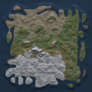 Thumbnail Rust Map: Procedural Map, Size: 5000, Seed: 2049546514, 20 Monuments